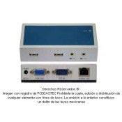 Extensor KVM alcance 300 m, ratón, teclado y monitor remoto